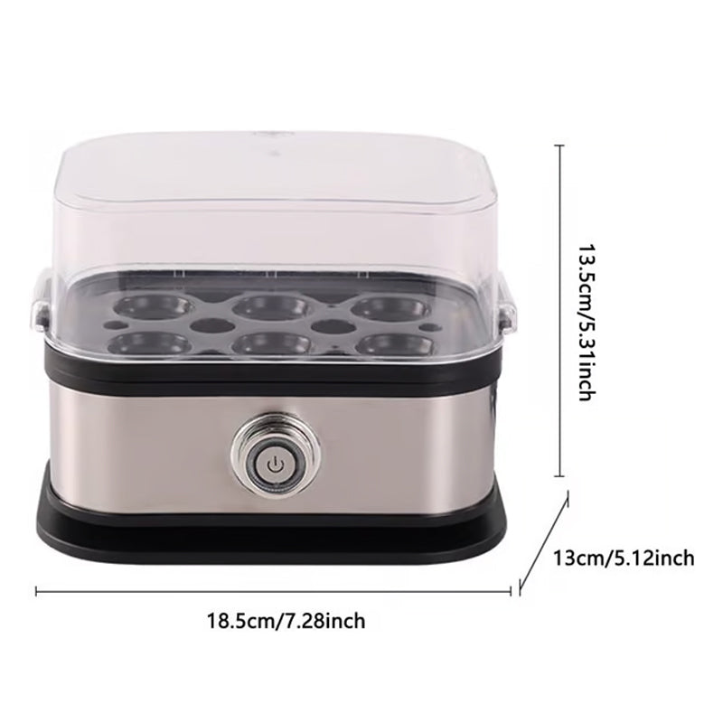 🥚 LIMITED-TIME 50% OFF! 🍳 Multifunctional Egg Steamer with Clear Lid – Boil, Poach or Omelet✨