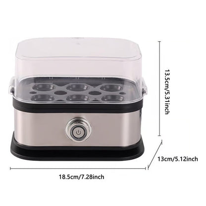 🥚 LIMITED-TIME 50% OFF! 🍳 Multifunctional Egg Steamer with Clear Lid – Boil, Poach or Omelet✨