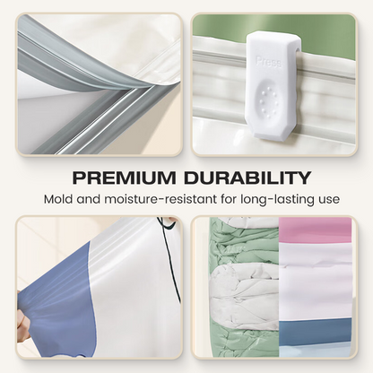 📦 Pump-Free Vacuum Storage Bags – Space-Saving Storage for Home