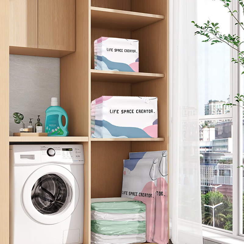📦 Pump-Free Vacuum Storage Bags – Space-Saving Storage for Home