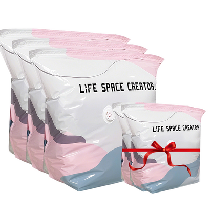 📦 Pump-Free Vacuum Storage Bags – Space-Saving Storage for Home