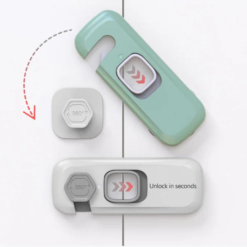 Childproof Fridge Door Locks 🔒 – Multipurpose Home Safety Latches
