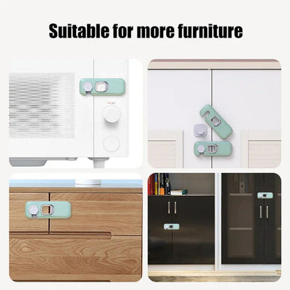 Childproof Fridge Door Locks 🔒 – Multipurpose Home Safety Latches