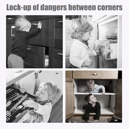 Childproof Fridge Door Locks 🔒 – Multipurpose Home Safety Latches