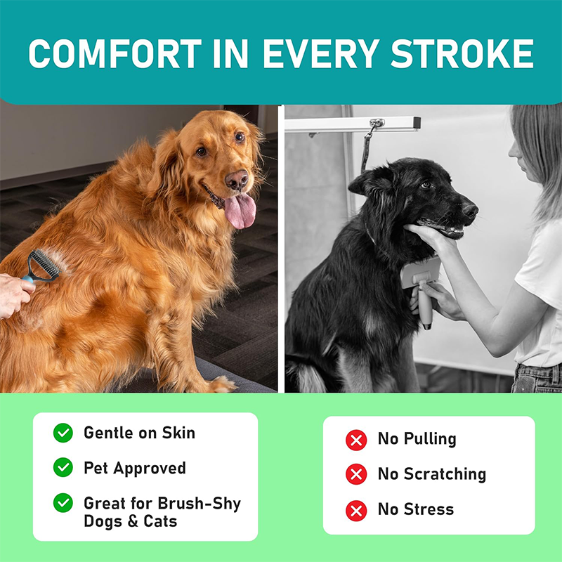 🐶 Dual-Sided Pet Dematting Comb for Dogs & Cats🐾