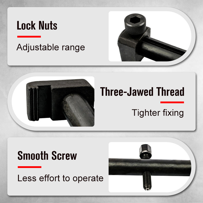 Adjustable Crankshaft Pulley Removal Tool for Easy Auto Repairs 🔧