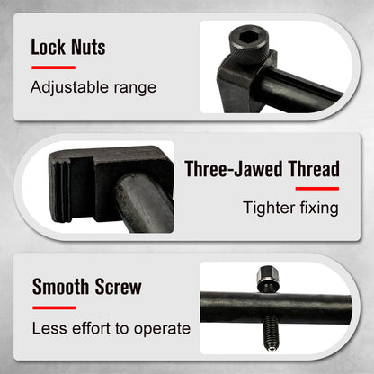 Adjustable Crankshaft Pulley Removal Tool for Easy Auto Repairs 🔧