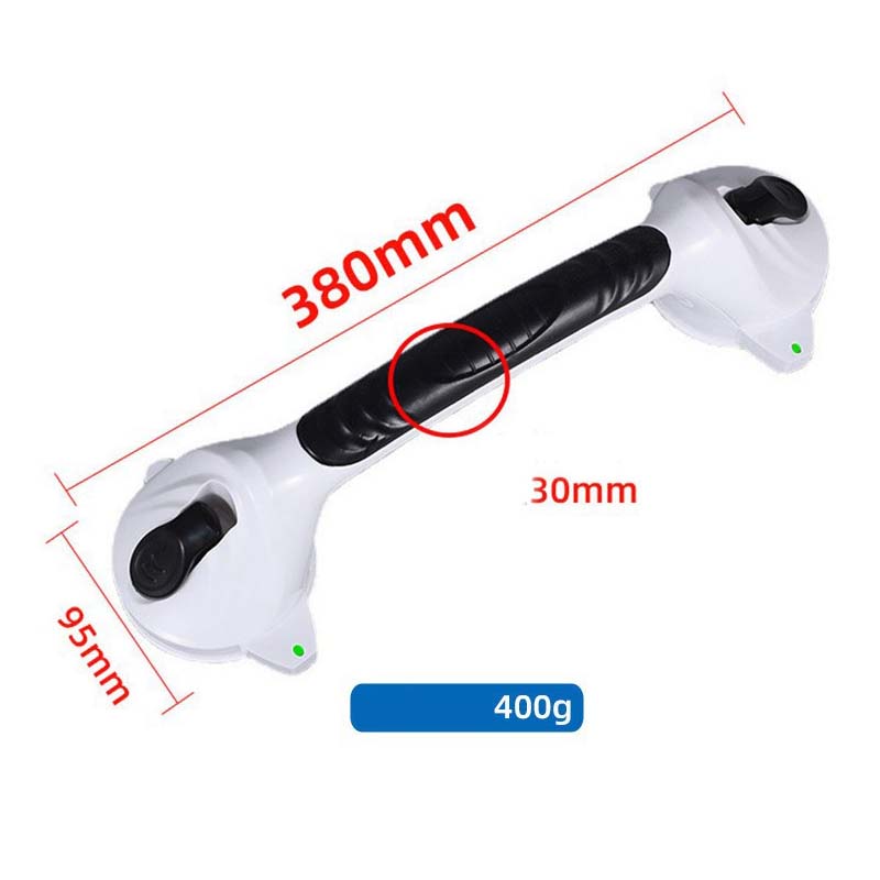 🚿 Removable Bathroom Support Handle ✨ No-Drill Suction Mount for Tile & Glass, Reusable Stability Aid for Safer Showers and Tubs 🔒