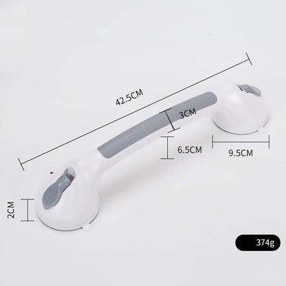 🚿 Removable Bathroom Support Handle ✨ No-Drill Suction Mount for Tile & Glass, Reusable Stability Aid for Safer Showers and Tubs 🔒