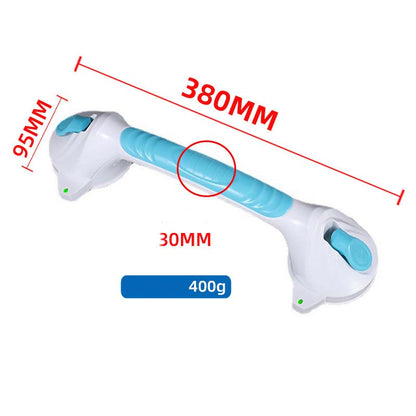 🚿 Removable Bathroom Support Handle ✨ No-Drill Suction Mount for Tile & Glass, Reusable Stability Aid for Safer Showers and Tubs 🔒