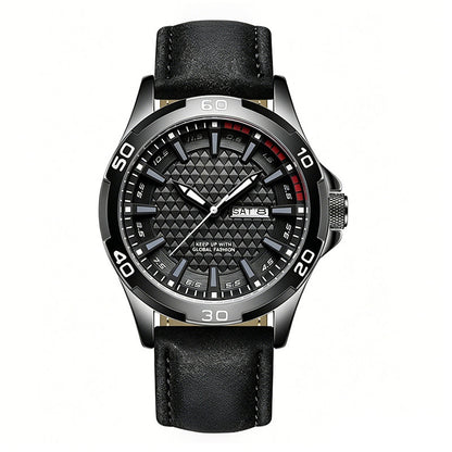 ⌚LIMITED-TIME50% OFF!💥Men's Luminous Quartz 30M Sports Wristwatch – 3D Geometric Dial, Anti-Scratch, Water Resistant ✨