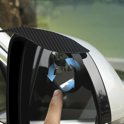 🚗 LIMITED‑TIME 50% OFF! ☀️Adjustable Blind Spot Mirrors with Rain Visor