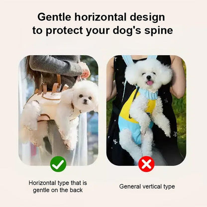 ⏳🔥LIMITED-TIME 50% OFF! ⏰🐾 Portable Breathable Pet Carrier Sling & Backpack – Spine Support & Multi-Way Comfort 🐶🐕