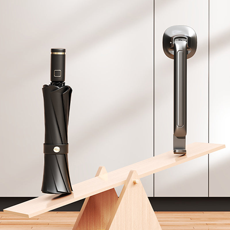 🧺 Foldable Telescopic Hanger Rack – Suction Cup Space-Saving Organizer