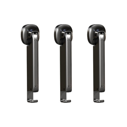 🧺 Foldable Telescopic Hanger Rack – Suction Cup Space-Saving Organizer