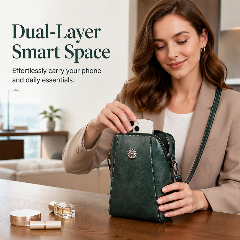 🎁Women PU Leather Crossbody Phone Bag🎉