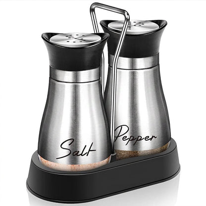 ⏰ Penguin Design Salt and Pepper Shaker Set – Cute Shape, 304 Stainless Steel & Precision Dispensing Lid 🐧✨