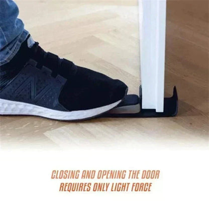 Hands-Free Door Stop 🚪 – Foot-Operated Floor Holder with No Drilling Required