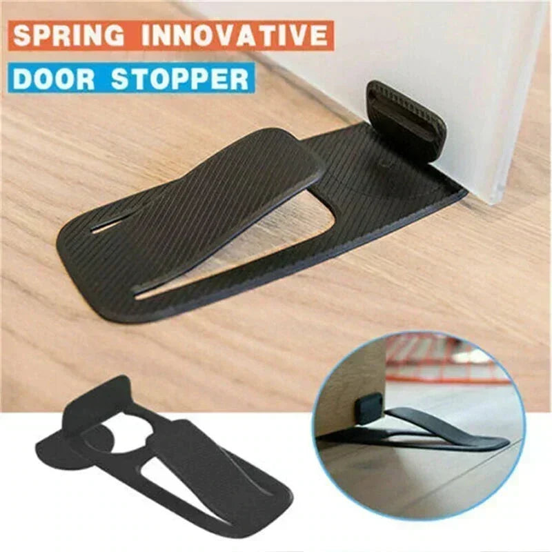 Hands-Free Door Stop 🚪 – Foot-Operated Floor Holder with No Drilling Required