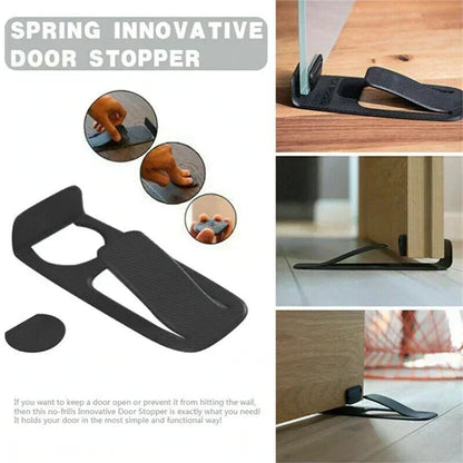Hands-Free Door Stop 🚪 – Foot-Operated Floor Holder with No Drilling Required