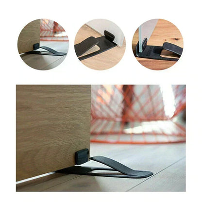 Hands-Free Door Stop 🚪 – Foot-Operated Floor Holder with No Drilling Required