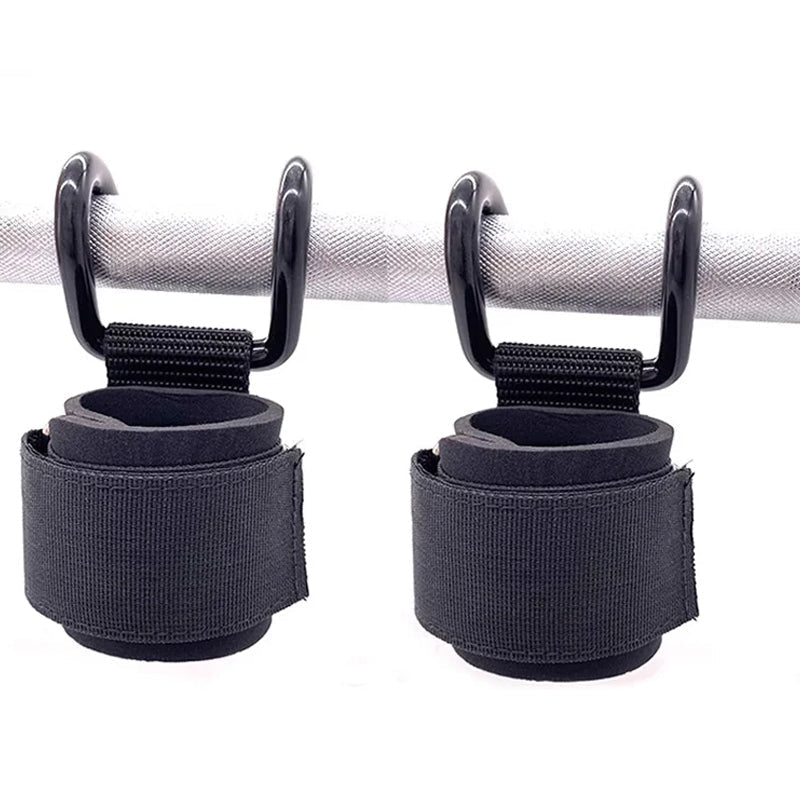 Heavy-Duty Wrist Support Grip Hooks 🏋️ Secure Lifting Aid for Strength Training