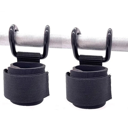 Heavy-Duty Wrist Support Grip Hooks 🏋️ Secure Lifting Aid for Strength Training
