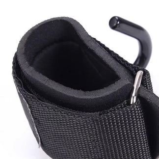 Heavy-Duty Wrist Support Grip Hooks 🏋️ Secure Lifting Aid for Strength Training