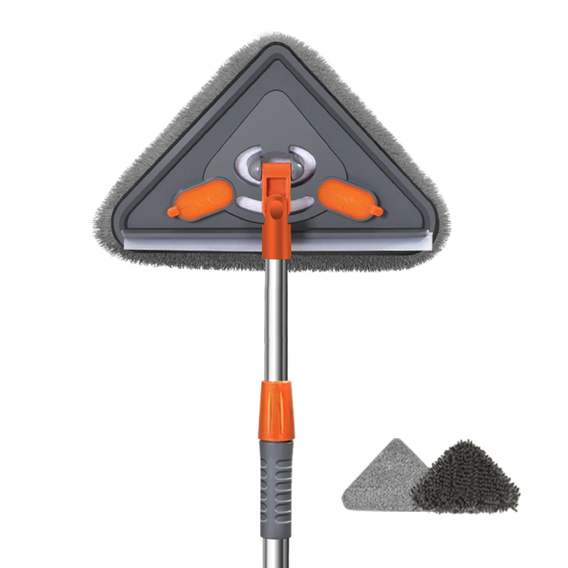 Extendable Triangle Cleaning Mop 🧹 – Easy Corner & Ceiling Cleaning