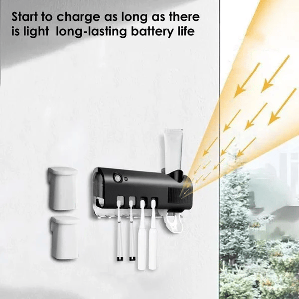 ⏳🔥LIMITED-TIME 50% OFF! ⏰Smart UV Sterilizing Toothbrush Holder🦷