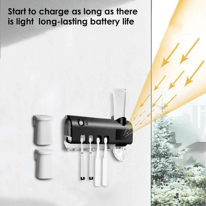 ⏳🔥LIMITED-TIME 50% OFF! ⏰Smart UV Sterilizing Toothbrush Holder🦷