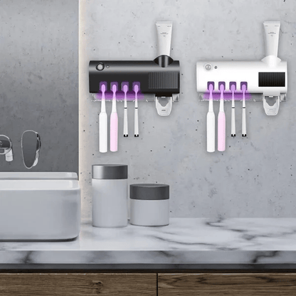 ⏳🔥LIMITED-TIME 50% OFF! ⏰Smart UV Sterilizing Toothbrush Holder🦷