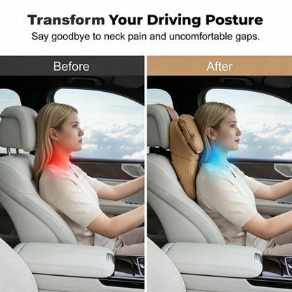 🚗 PU Leather Car Headrest – Comfortable Driving Support