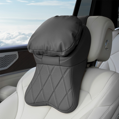 🚗 PU Leather Car Headrest – Comfortable Driving Support