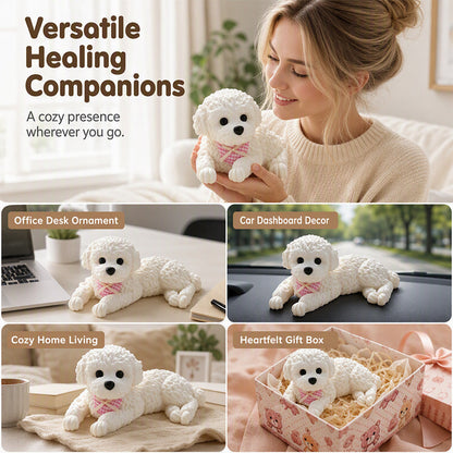 Cute Teddy Dog Squishy 🐶 – Squeezable Stress Relief Toy