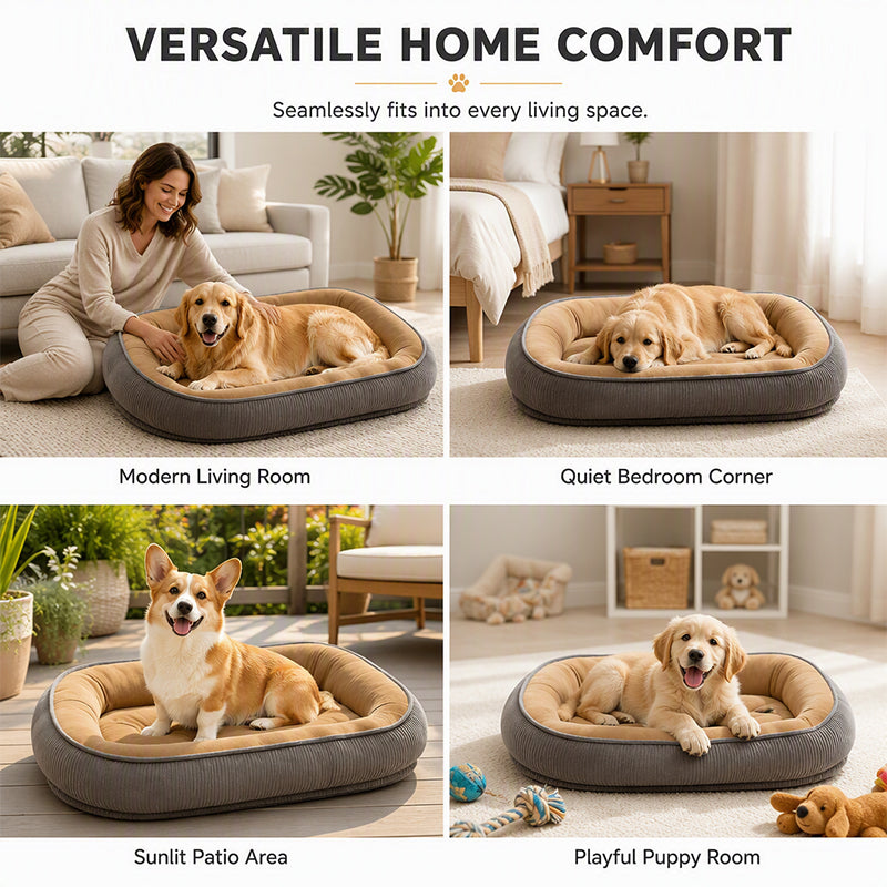 ⏳🔥LIMITED-TIME 50% OFF! ⏰🎁All‑Season Ergonomic Comfort Pet Bed – Snug, Breathable, Cozy 🐾✨