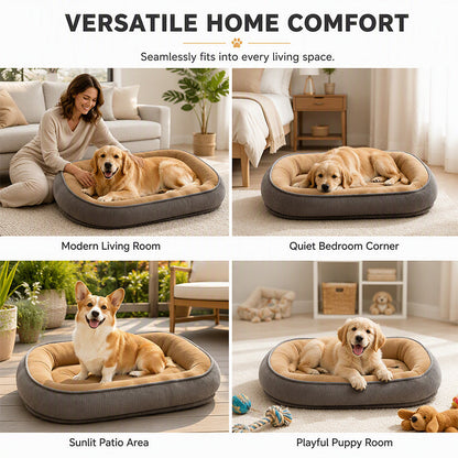 ⏳🔥LIMITED-TIME 50% OFF! ⏰🎁All‑Season Ergonomic Comfort Pet Bed – Snug, Breathable, Cozy 🐾✨