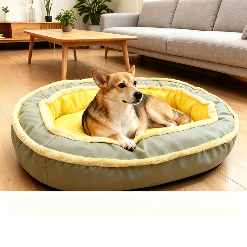⏳🔥LIMITED-TIME 50% OFF! ⏰🎁All‑Season Ergonomic Comfort Pet Bed – Snug, Breathable, Cozy 🐾✨