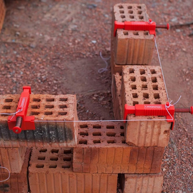 🧱 Brick Line Clips – Adjustable PA6, durable & easy setup