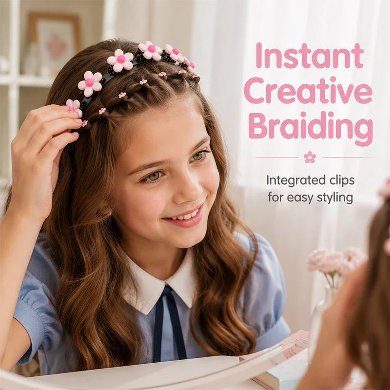 🎀 Cartoon Braiding Headband – Easy & Cute Styling
