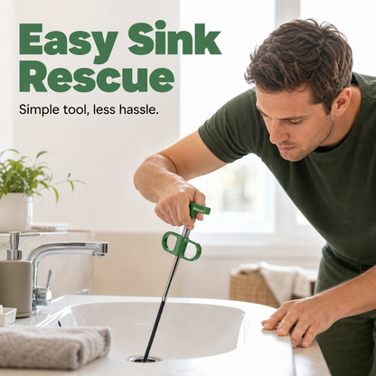 🔧 Flexible Drain Cleaning Tool – Easy Clog Removal