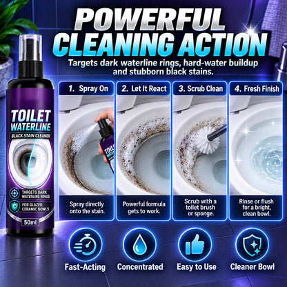 🥳 Hot Seller 🥳💞 Over 10,000 sold! Toilet Water Line Cleaner—Targets black rings with a special formula that reduces scrubbing. Makes your toilet look brand new—hurry and grab yours now! ✅