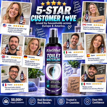 🥳 Hot Seller 🥳💞 Over 10,000 sold! Toilet Water Line Cleaner—Targets black rings with a special formula that reduces scrubbing. Makes your toilet look brand new—hurry and grab yours now! ✅
