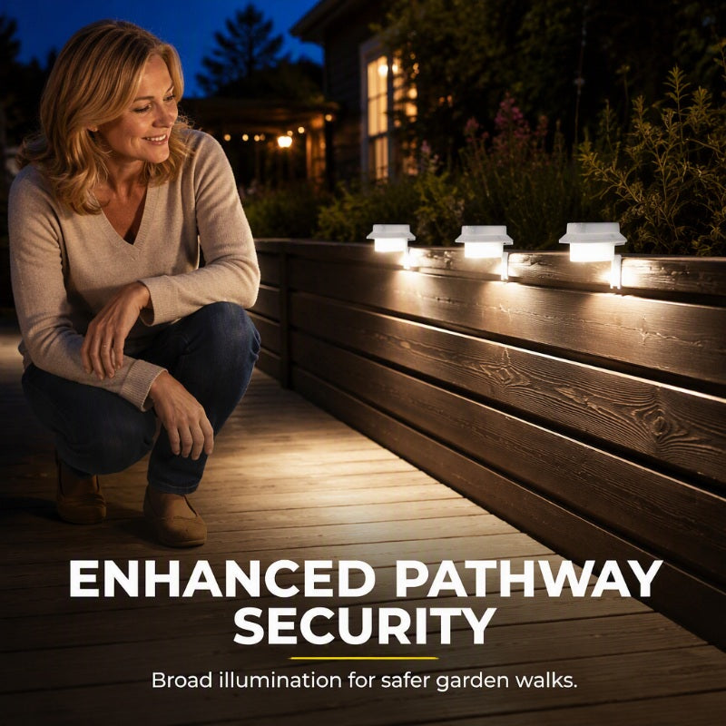 Outdoor Waterproof Solar LED Gutter Wall Lights