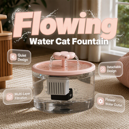 Fresh-Flow Pet Water Fountain 🐾 – Automatic Circulating Drinking Station