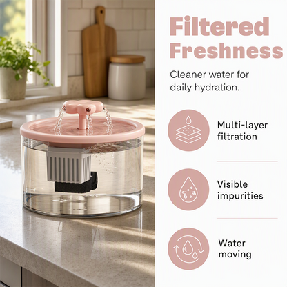 Fresh-Flow Pet Water Fountain 🐾 – Automatic Circulating Drinking Station