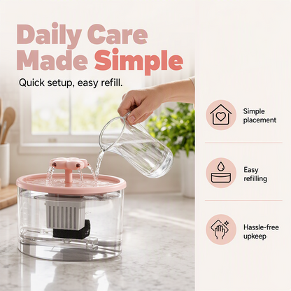 Fresh-Flow Pet Water Fountain 🐾 – Automatic Circulating Drinking Station