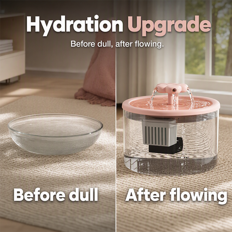 Fresh-Flow Pet Water Fountain 🐾 – Automatic Circulating Drinking Station