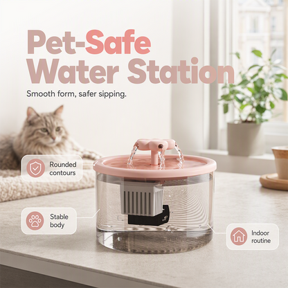 Fresh-Flow Pet Water Fountain 🐾 – Automatic Circulating Drinking Station