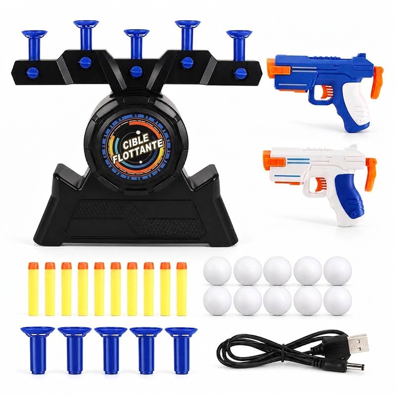 Electric Floating Ball Shooting Target Toy with USB Power Supply